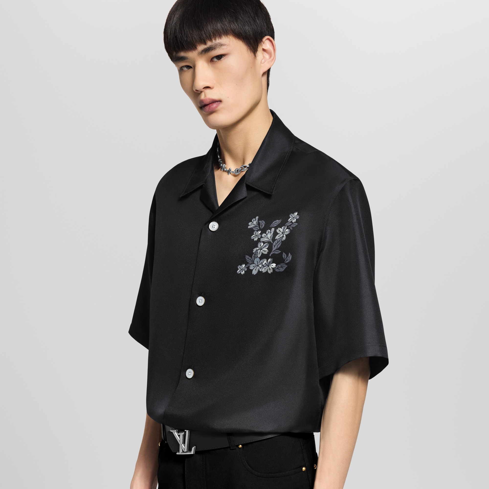Printed Signature Silk Shirt - Men - Ready-to-Wear | LOUIS VUITTON ®